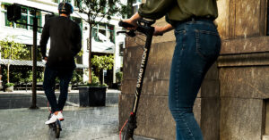 trottinette électrique pluie