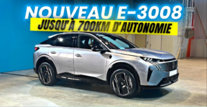 Le nouveau Peugeot E-3008 à des caractéristiques totalement folles pour un SUV électrique