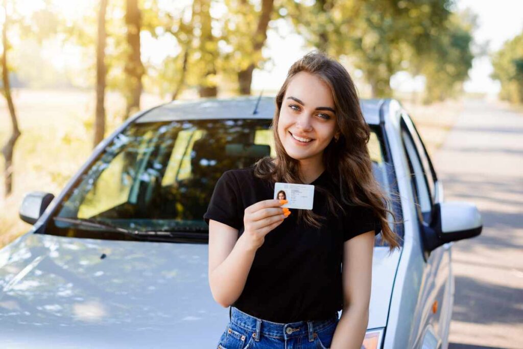 Permis de conduire marqué 