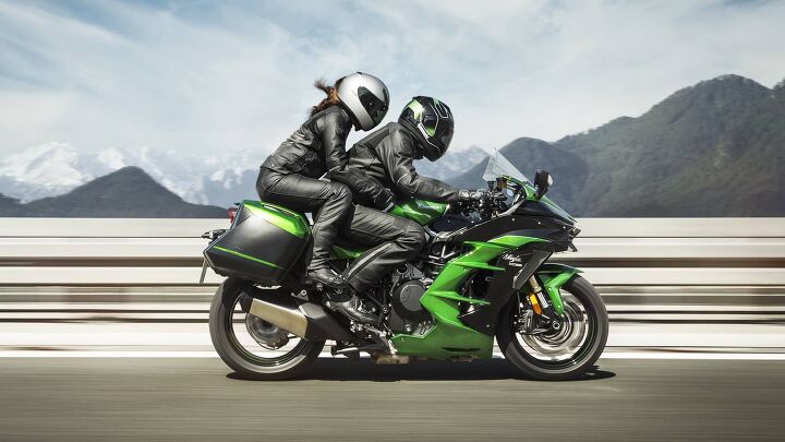 moto confortable pour passager :  Kawasaki Ninja H2 SX